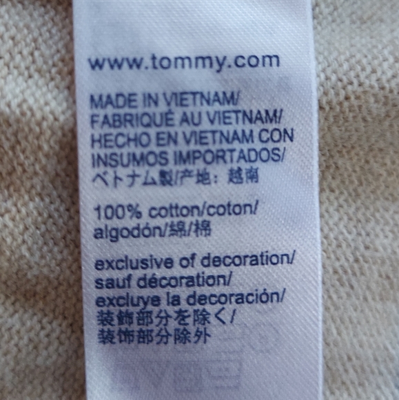 Cotton striped sweater,  EUC, size medium,  Tommy Hilfiger - Picture 4 of 8